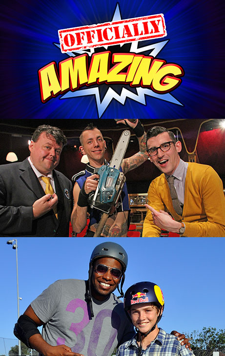 officially amazing logo - craig glenday with record breakers