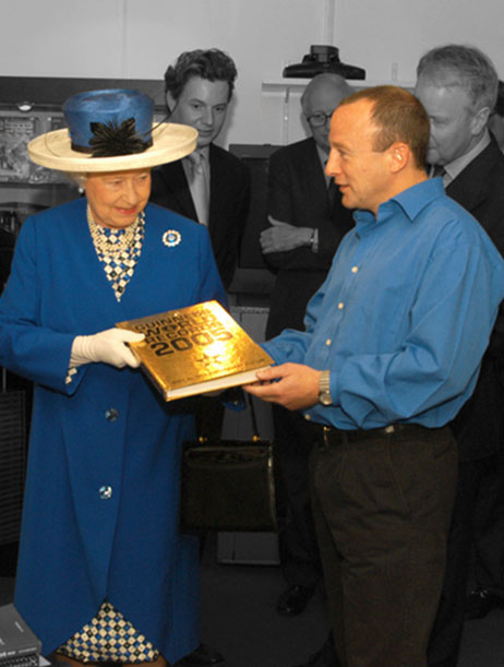 Queen visits the GWR office