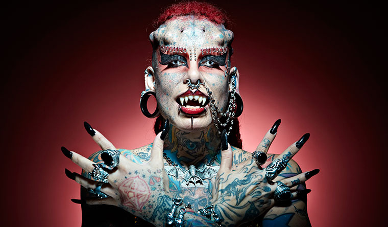 most tattooed woman in the world