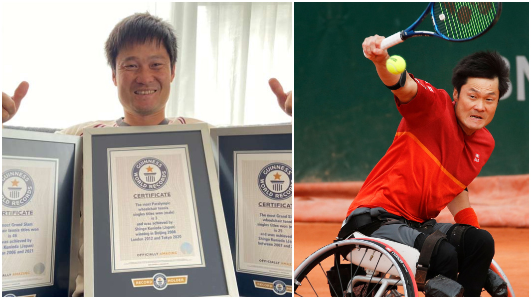 Shingo smiling split image