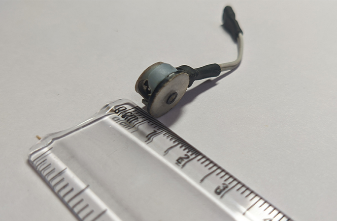 smallest vacuum next to a ruler