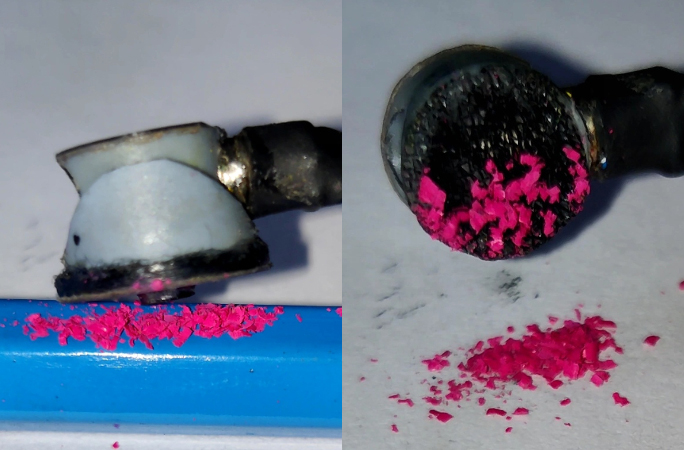 split image of smallest vacuum cleaner
