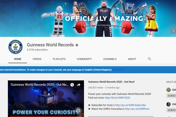 Visit our Youtube Channel