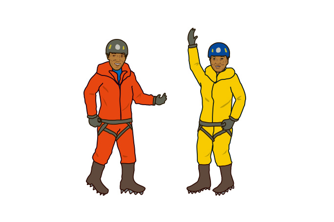 illustration of Kami Rita Sherpa and Lhakpa Sherpa