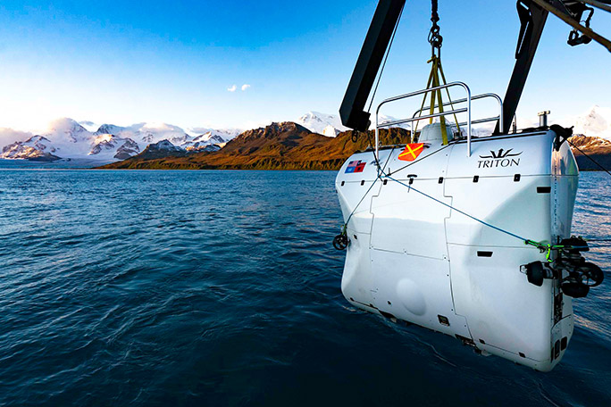 The deep-sea submersible Limiting Factor that Victor piloted to the oceans' deepest points
