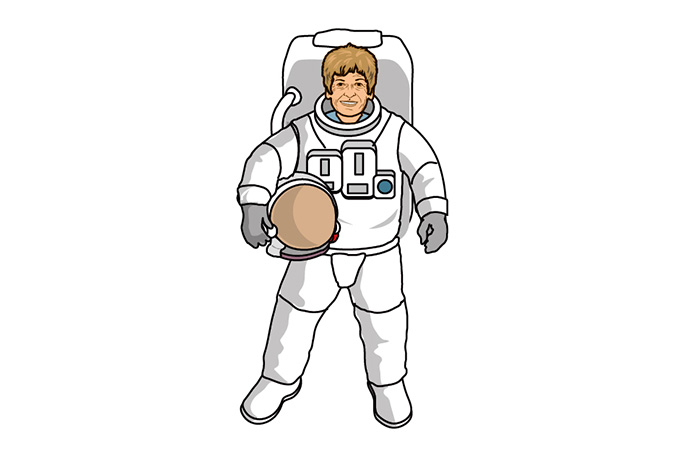 Peggy Whitson illustration