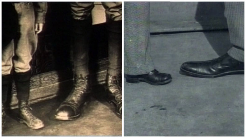 collage of the largest feet recorded