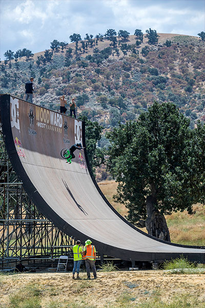aaron on performing the tallest quarterpipe drop in by a wheelchair