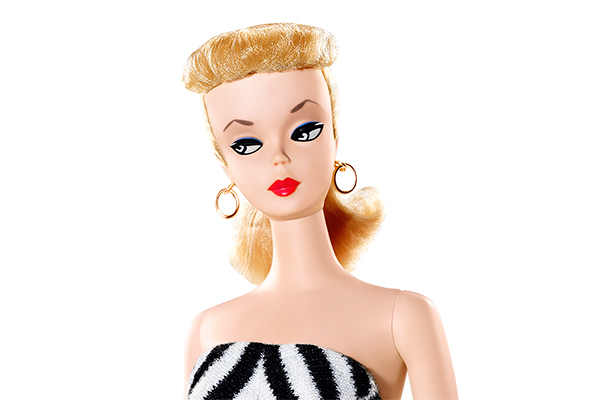 Barbie with white background