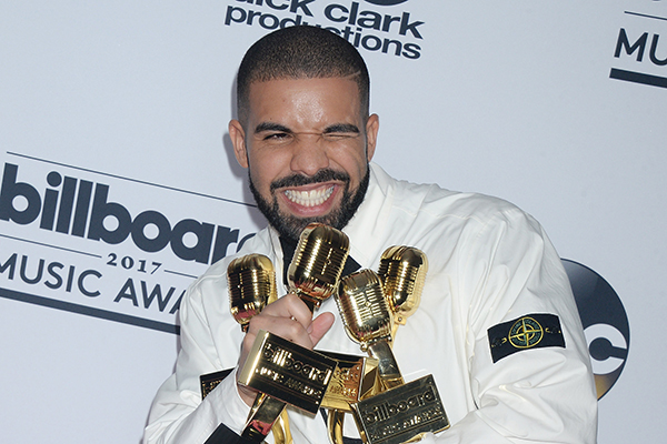 Drake smiling