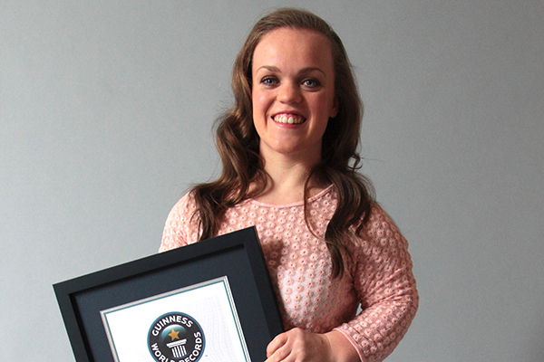 Ellie with cert