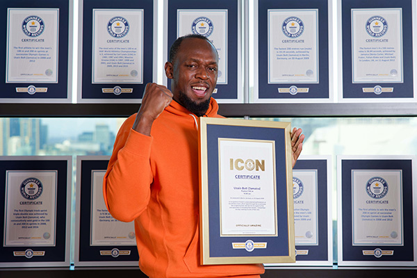 Usain Bolt smiling