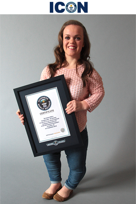 Ellie simmonds with cert