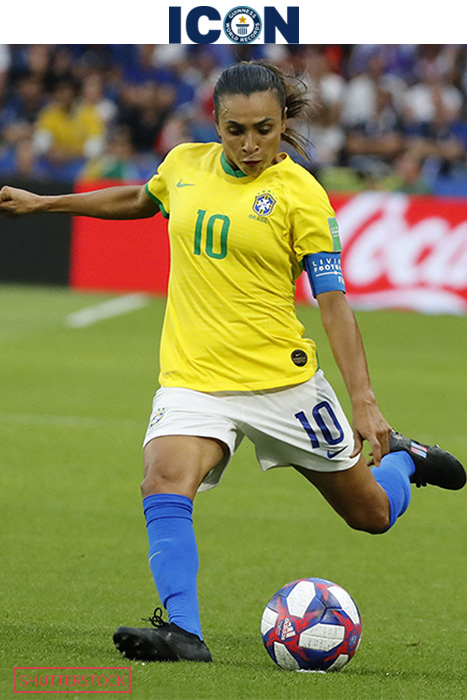 Marta with Icon
