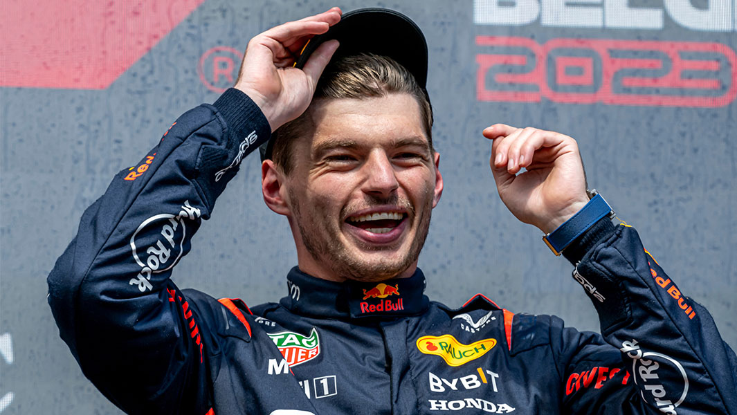 Max smiling