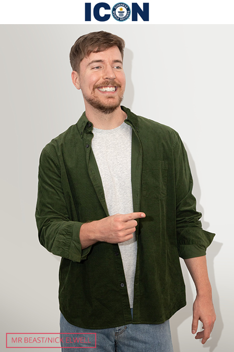 Mr Beast smiling with credits