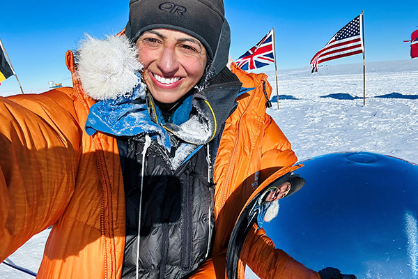 Polar Preet selfie