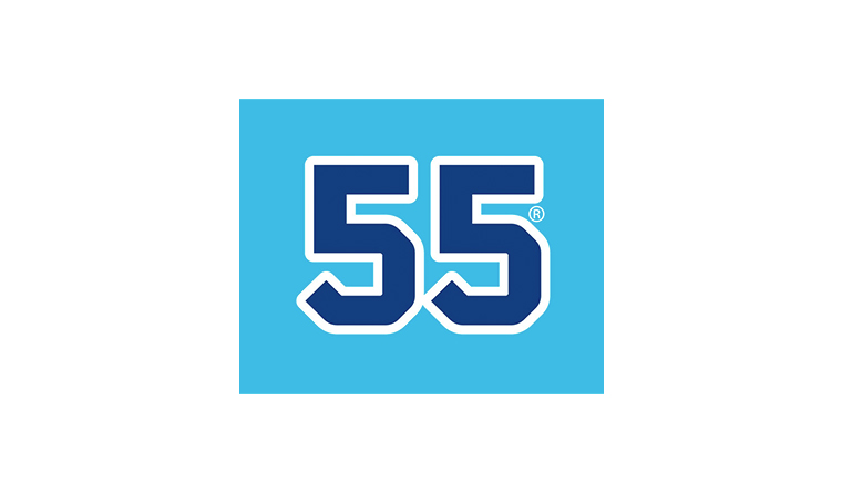 55 Design logo
