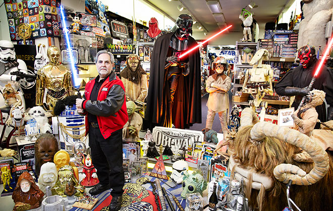 Largest collection of Star Wars memorabilia