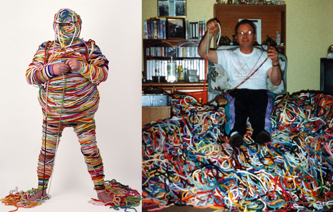 Longest French knitting